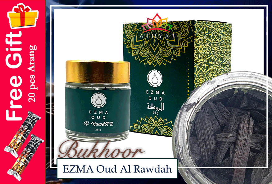 Ezma Oud Al Rawdah BAKHOOR ARAB (ARABIC INCENSE)