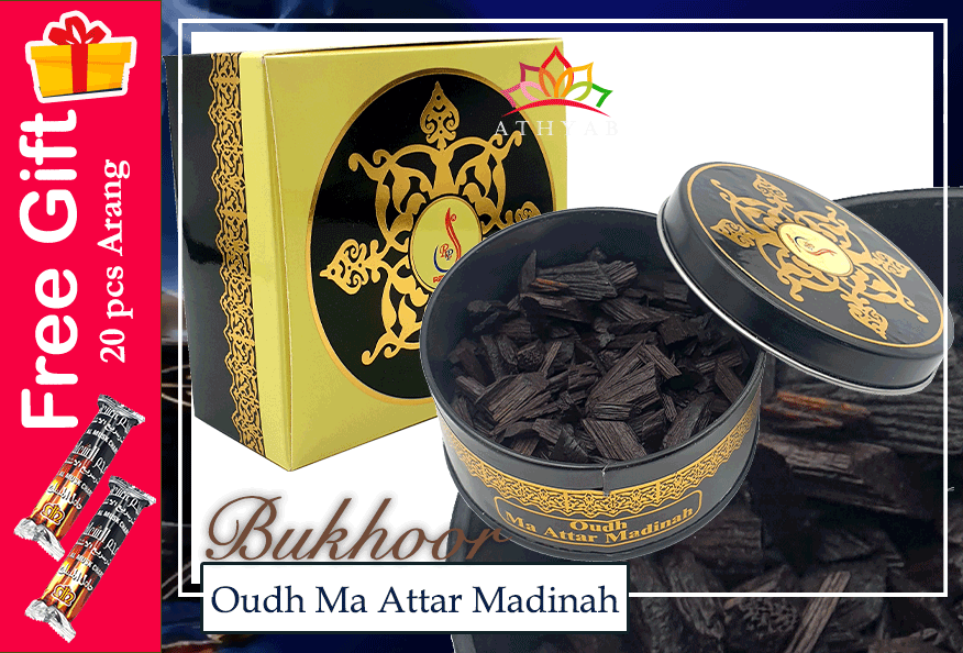 Oudh Ma Attar Madinah BAKHOOR ARAB (ARABIC INCENSE)